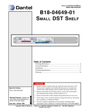 Dantel B18-04649-01 Installation & Operation Manual