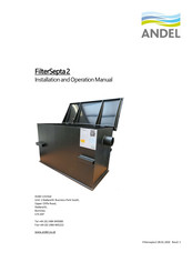 Andel FilterSepta 2 Installation And Operation Manual