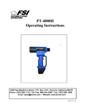 FSI PT-4000H Operating Instructions Manual