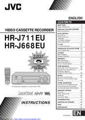 JVC HR-J711EU Instructions Manual