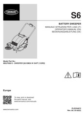 Tennant MSUT00813 Operator's Manual
