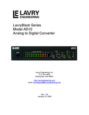 Lavry AD10 Operation Manual