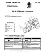 FULLER O’BRIEN 223-630 Owner's Manual