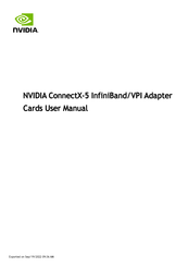Nvidia MCX556A-ECUT User Manual