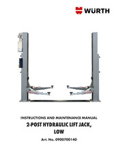 Würth 0900700140 Instruction And Maintenance Manual