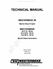 Westerbeke 58 Technical Manual