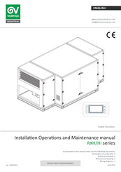 Vortice RXH/Hi 021 Installation, Operation And Maintenance Manual