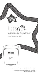 Tommee Tippee letsgo T5-21B Instructions For Use Manual