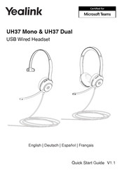 Yealink UH37 Mono Manual