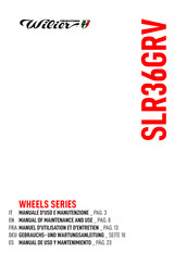 Wilier SLR36GRV Manual Of Maintenance And Use