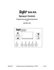 TeeJet 844-RA Programming And Operating Manual