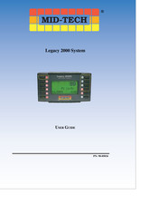 Midwest Mid-Tech Legacy 2000 User Manual