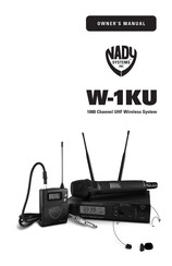 Nady Systems W-1KU Owner's Manual