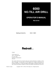 flexicoil 6000 Operator's Manual