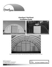 ClearSpan End Panel Installation Manual