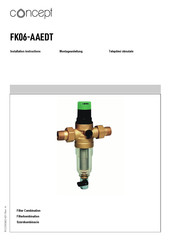 Concept2 FK06-AAEDT Installation Instructions Manual