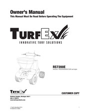 Trynex International TurfEx RS7200E Owner's Manual