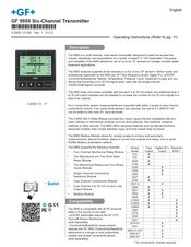 +GF+ Signet 9950 Operating Instructions Manual
