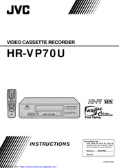 JVC HR-VP70U Instructions Manual
