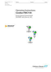 Endress+Hauser Cerabar PMC71B Operating Instructions Manual