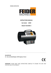 Feider Machines FCD15KW-1 Original Instruction