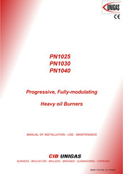 Unigas PN1030 Manual Of Installation - Use - Maintenance