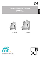 LLK LLKDR30 User And Maintenance Manual