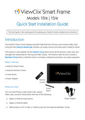 ViewClix 10/e Quick Start Installation Manual