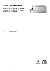Electrolux EFTD082S Installation Manual