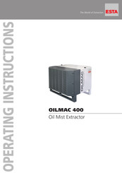 Esta OILMAC 400 Operating Instructions Manual