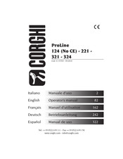 Corghi ProLine 321 Manuals
