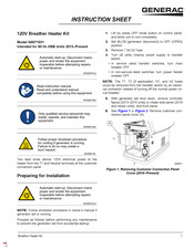 Generac Power Systems G0071031 Instruction Sheet