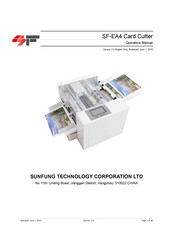 SUNFUNG SF-EA4 Operator's Manual