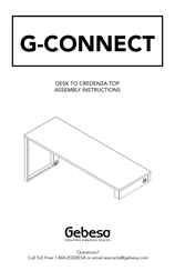 Gebesa G-CONNECT Assembly Instructions Manual