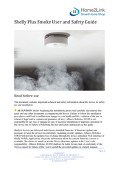 Home2Link Shelly Plus Smoke General User And Safety Manual