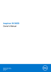 Dell Inspiron 16 5635 Owner's Manual