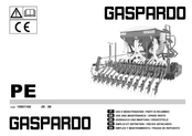 Gaspardo PE 300 Use And Maintenance / Spare Parts