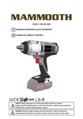 Mammooth M.DC.T.IW.20.500 Manual