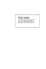 Aaeon PCM-6896 Manual