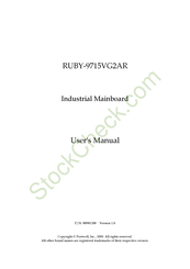 Portwell RUBY-9715VG2AR User Manual