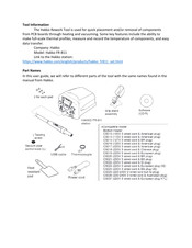 Hakko Electronics FR-811 Instructions Manual