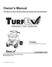 Trynex International TurfEx TT5000 Owner's Manual