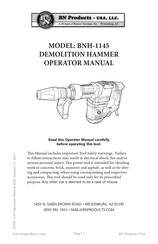 BN Products BNH-1145 Operator's Manual