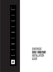 JBL SYNTHESIS SDEC-2500 Installation Manual
