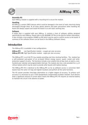 Arcom AIM104-RTC Operation