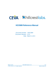 CEVA chillcrestlabs HCOMM Reference Manual