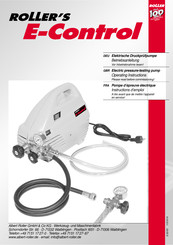Roller's 115500 Operating Instructions Manual