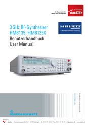 DATATEC HAMEG HM8135 User Manual