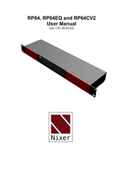 NIXER RP64 User Manual