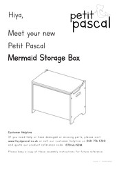 Lloyd Pascal petit pascal Mermaid Storage Box Manual